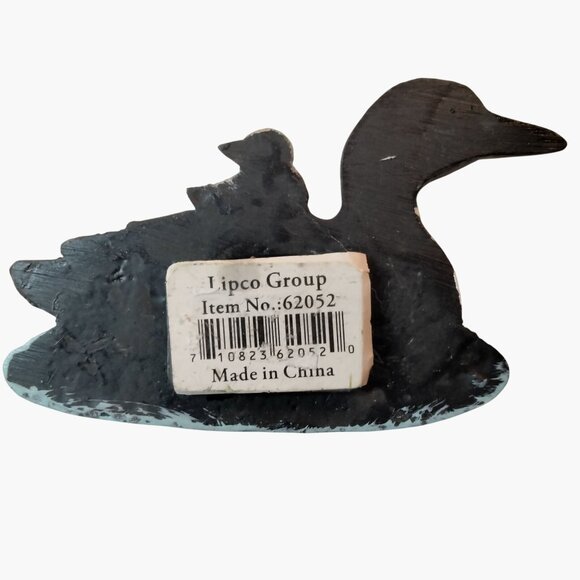 Minnesota Loon Mother Baby Loonlet Magnet Figurine Mothers Day Cabin Cottage - Picture 2 of 3